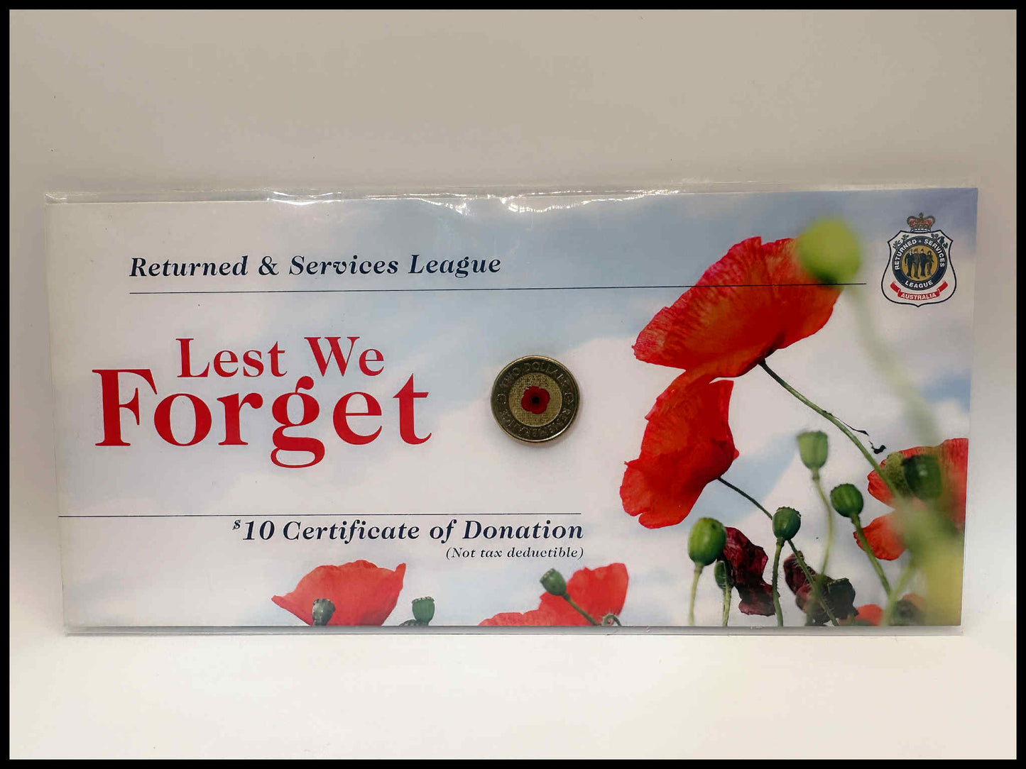 2012 RSL UNC Red Poppy $2 Coin