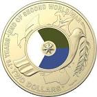2020 $2 75th Anniversary End of WW2 RAM Roll - Includes Protective Tube & Sticker