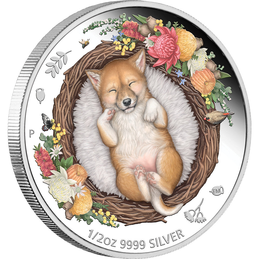 2021 1/2oz Dreaming Downunder Dingo Coin - Mintage: 5,000