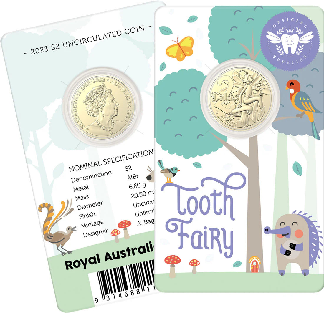 2023 $2 1x UNC Tooth Fairy Coin