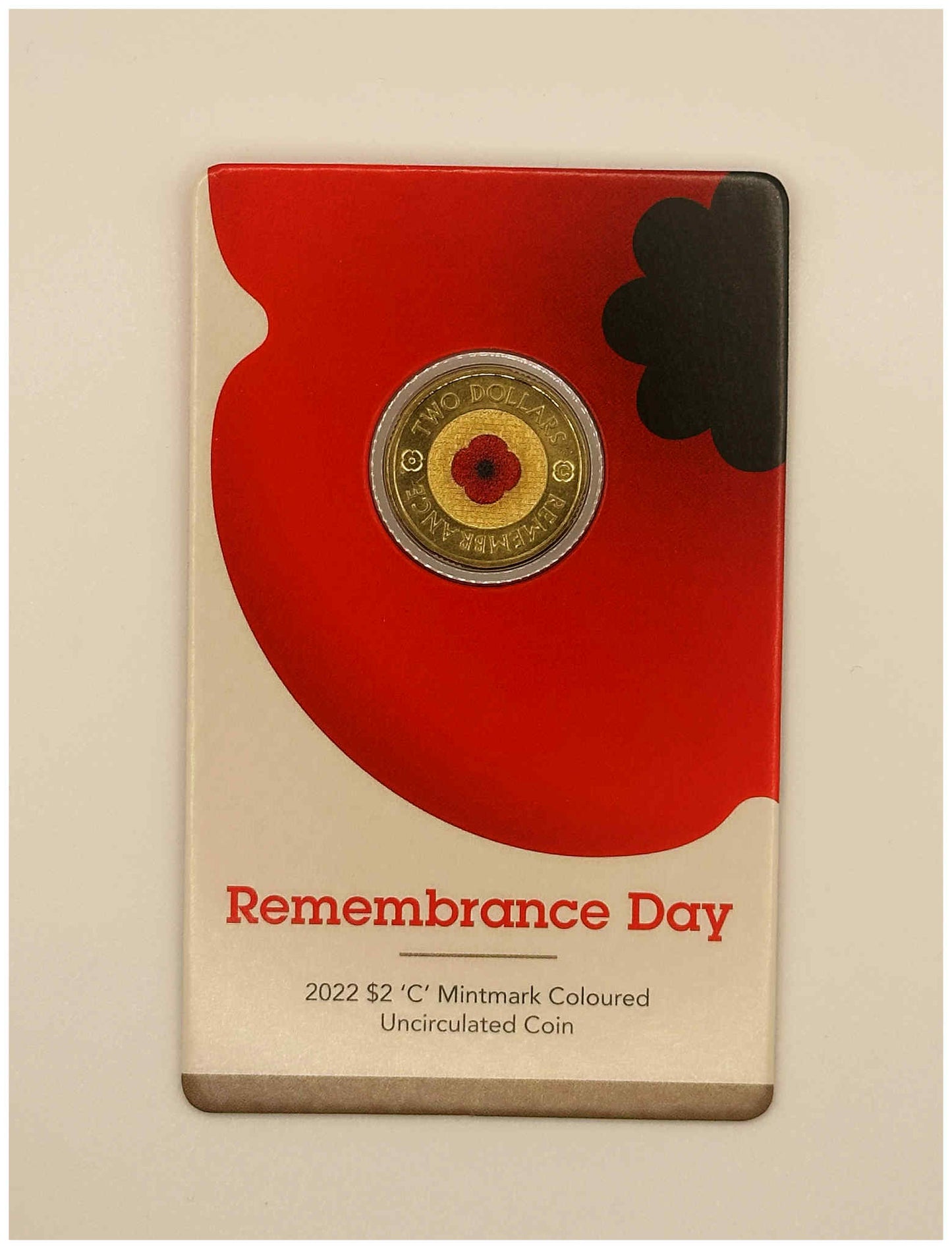 2022 $2 Red Poppy ‘C’ Mintmark Coin