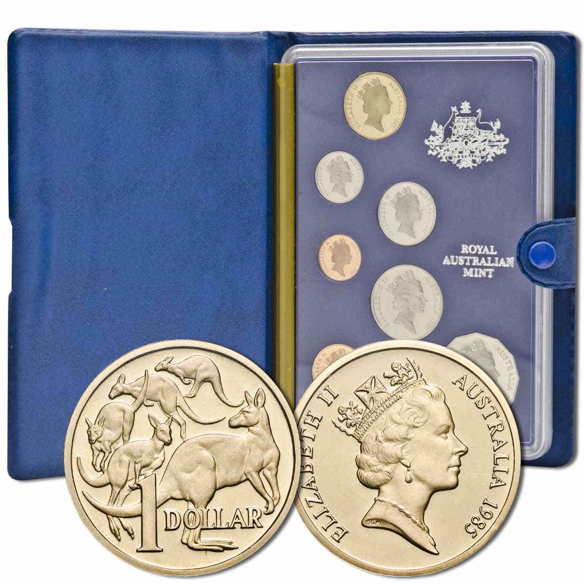 1985 RAM Proof 7x Coin Set - Mintage: 74,809