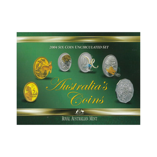 2004 6x Coin UNC RAM Year Set - Mintage:  67,795