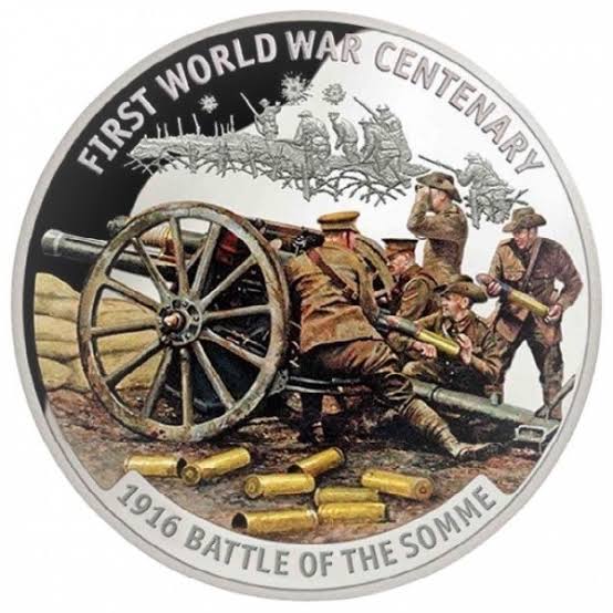 2016 0.804oz Silver Battle Of The Somme - Mintage: 5,000