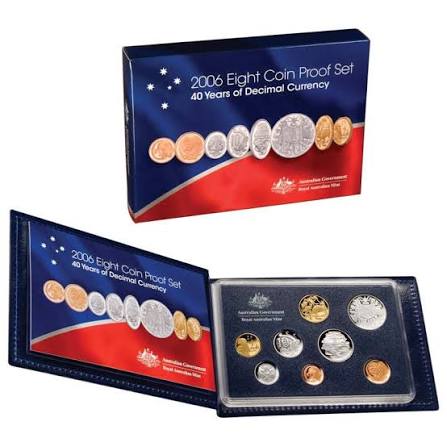 2006 RAM Proof 8x Coin Set - Mintage: 45,373