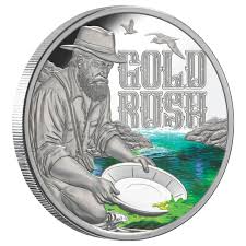 2026 1oz Silver Gold Rush Coin - Mintage: 500