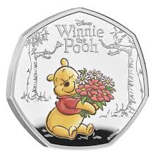 2026 UK Silver 50p 100 Years Winnie The Pooh - Mintage: 4,000 (0.238oz)