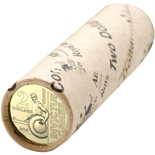 2018 $2 Invictus Games RAM Roll - Includes Protective Tube & Sticker
