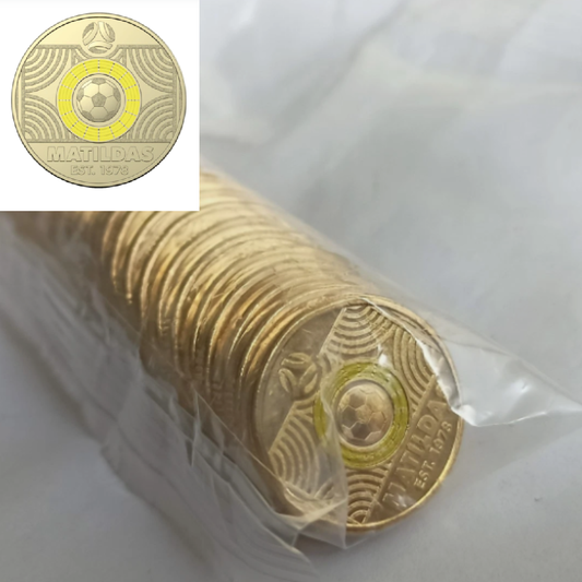 2023 Matildas Yellow $2 Security Bag - Includes Protective Tube & Sticker