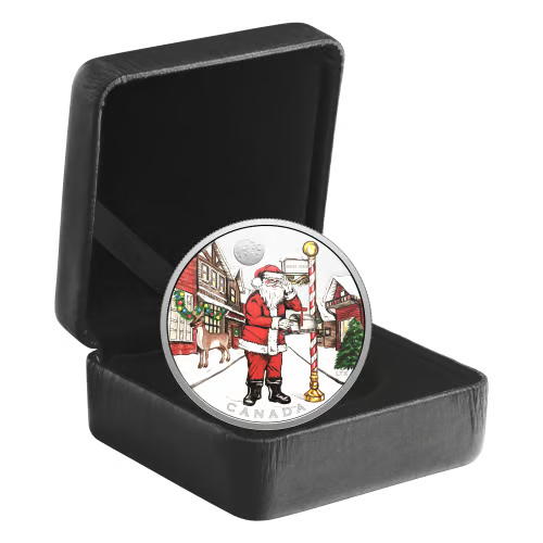 2025 1oz Silver Dear Santa - CANADIAN - Mintage: 7,500