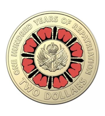 2019 Repatriation $2 RAM ROLL - Includes Protective Tube & Sticker