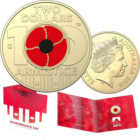 2018 $2 Armistice ‘C’ Mintmark Coin