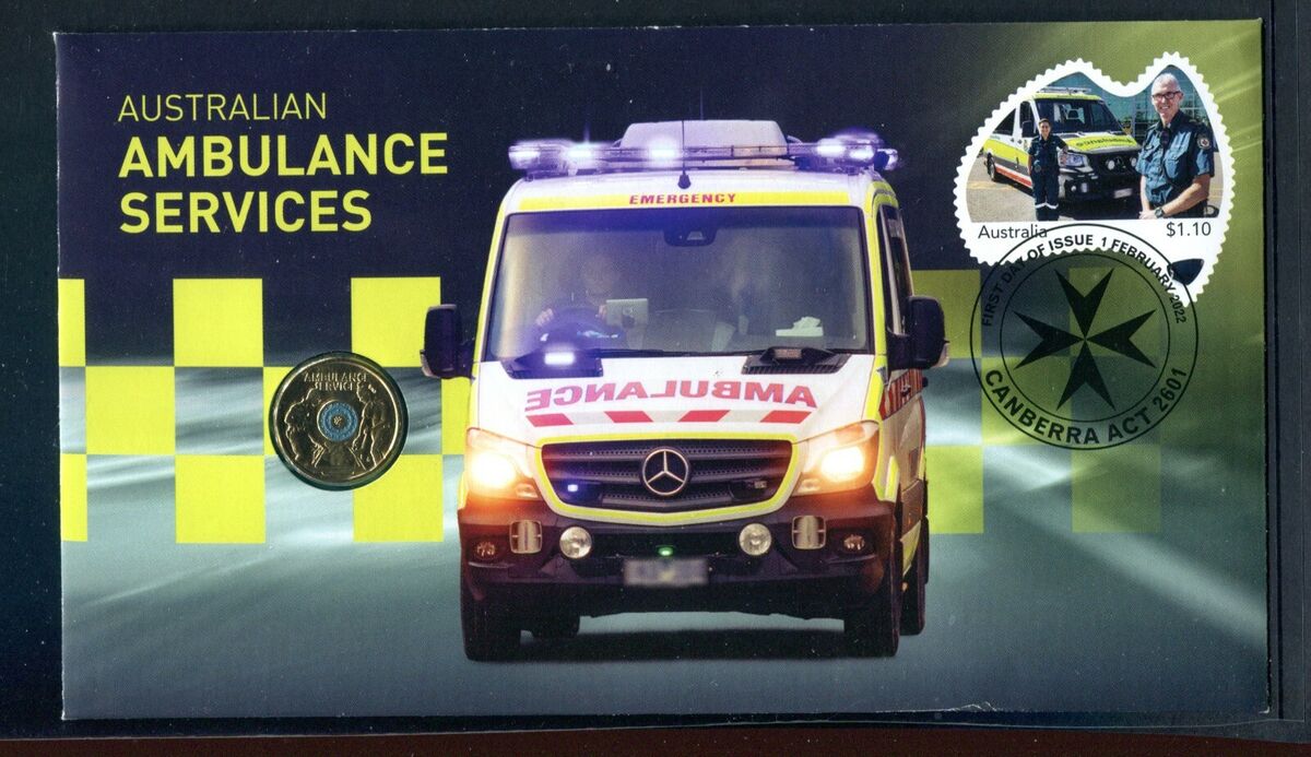 2022 $2 UNC Ambulance Service PNC - Mintage: 7500