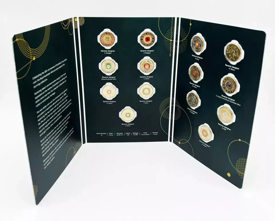 $2 35th Anniversary 14x UNC 2023 Coin Set (Red Poppy)