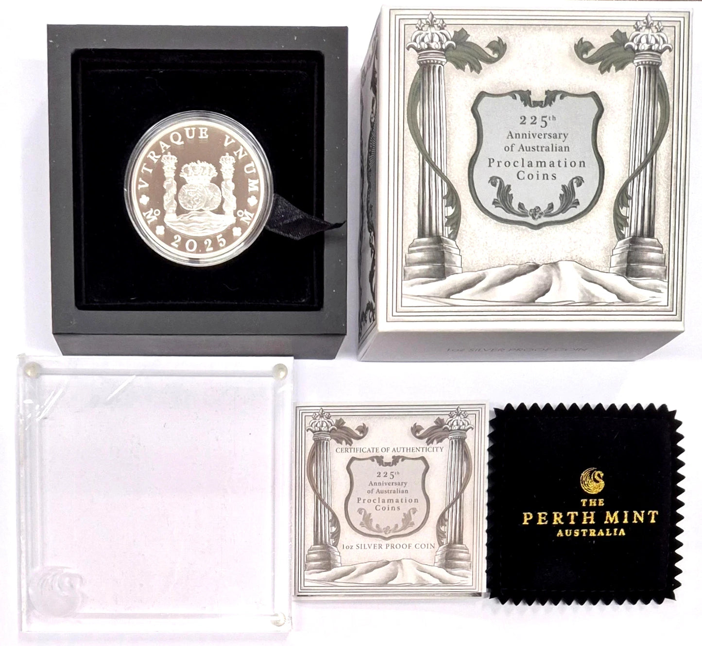 2025 225th Anniversary Of Australian Proclamation 1oz Silver Antiqued Coin - Mintage: 2,500