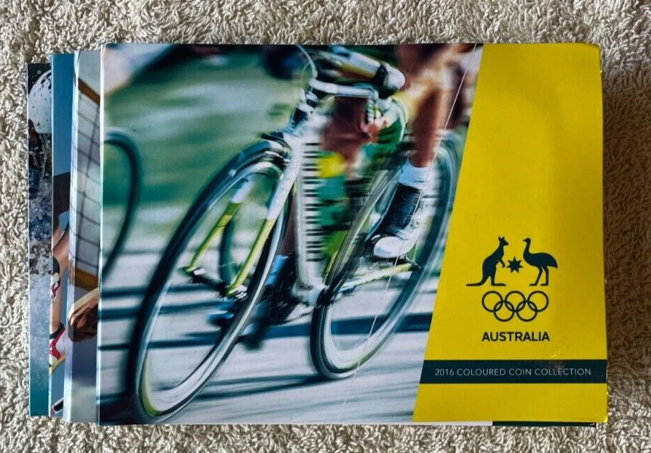 2016 $2 RIO Olympics 5x Coin UNC Set (Paralympic Sold Separately)