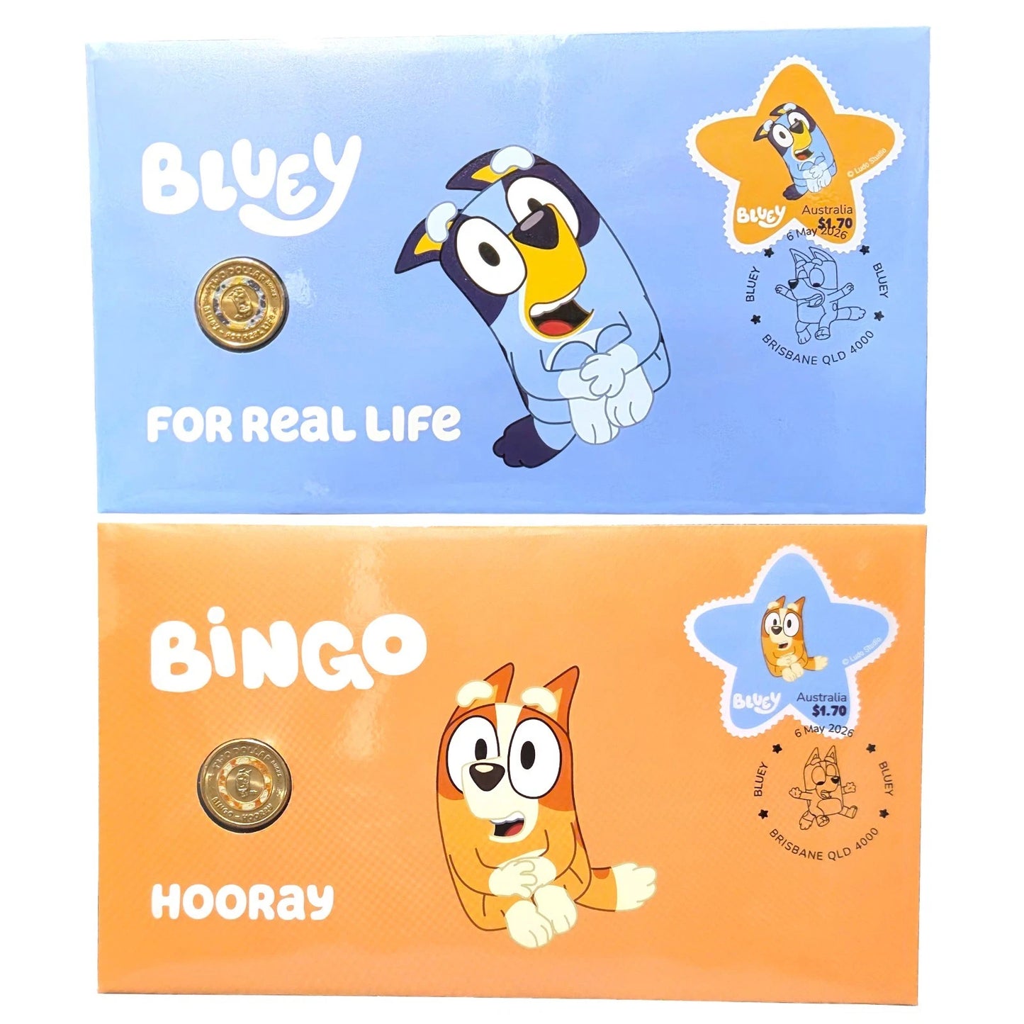 2026 Bluey & Bingo PAIR 2x PNC Coin Set Mintage: 10,000