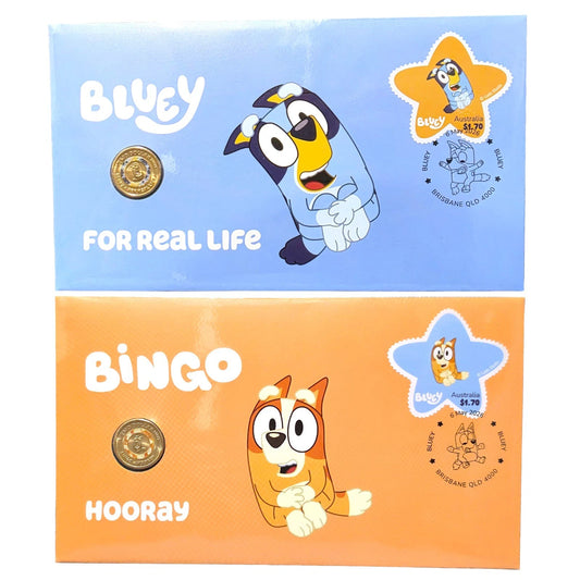 2026 Bluey & Bingo PAIR 2x PNC Coin Set Mintage: 10,000