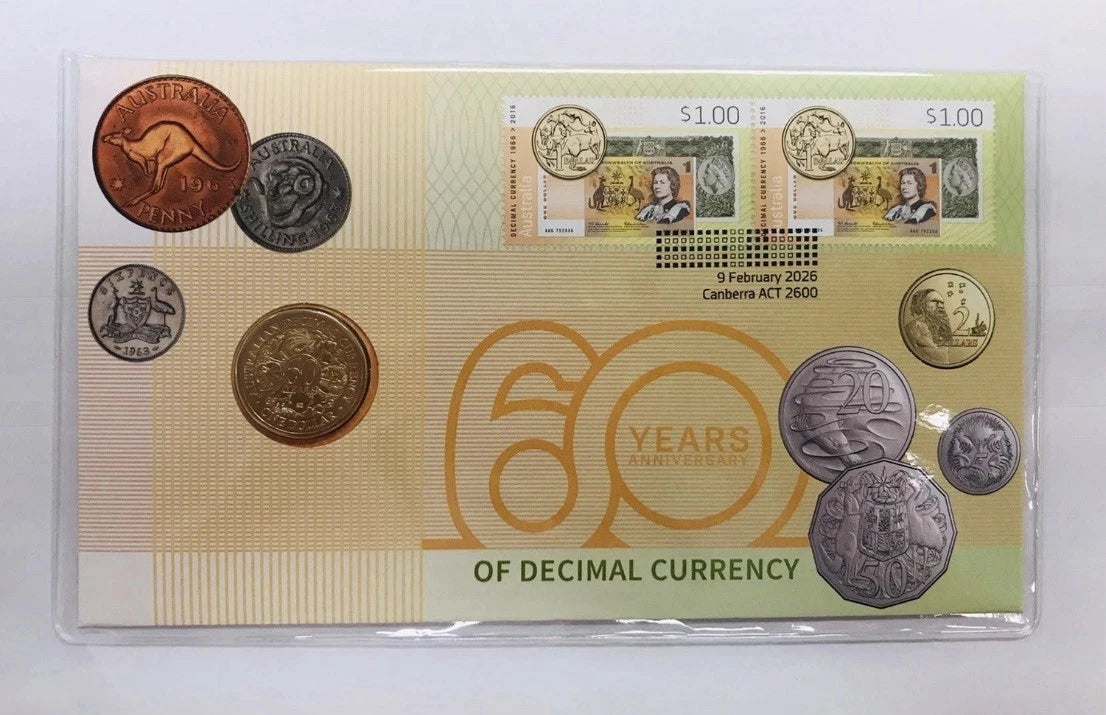 2026 $1 60 Years Of Decimal Currency PNC - Mintage: 7,000