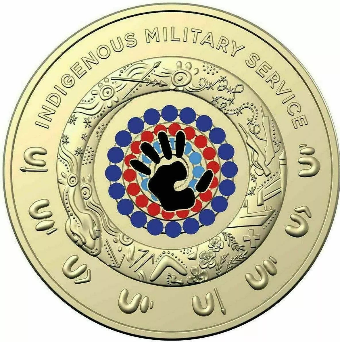 2021 $2 Indigenous Military Services $2 RAM ROLL - Includes Protective Tube & Sticker