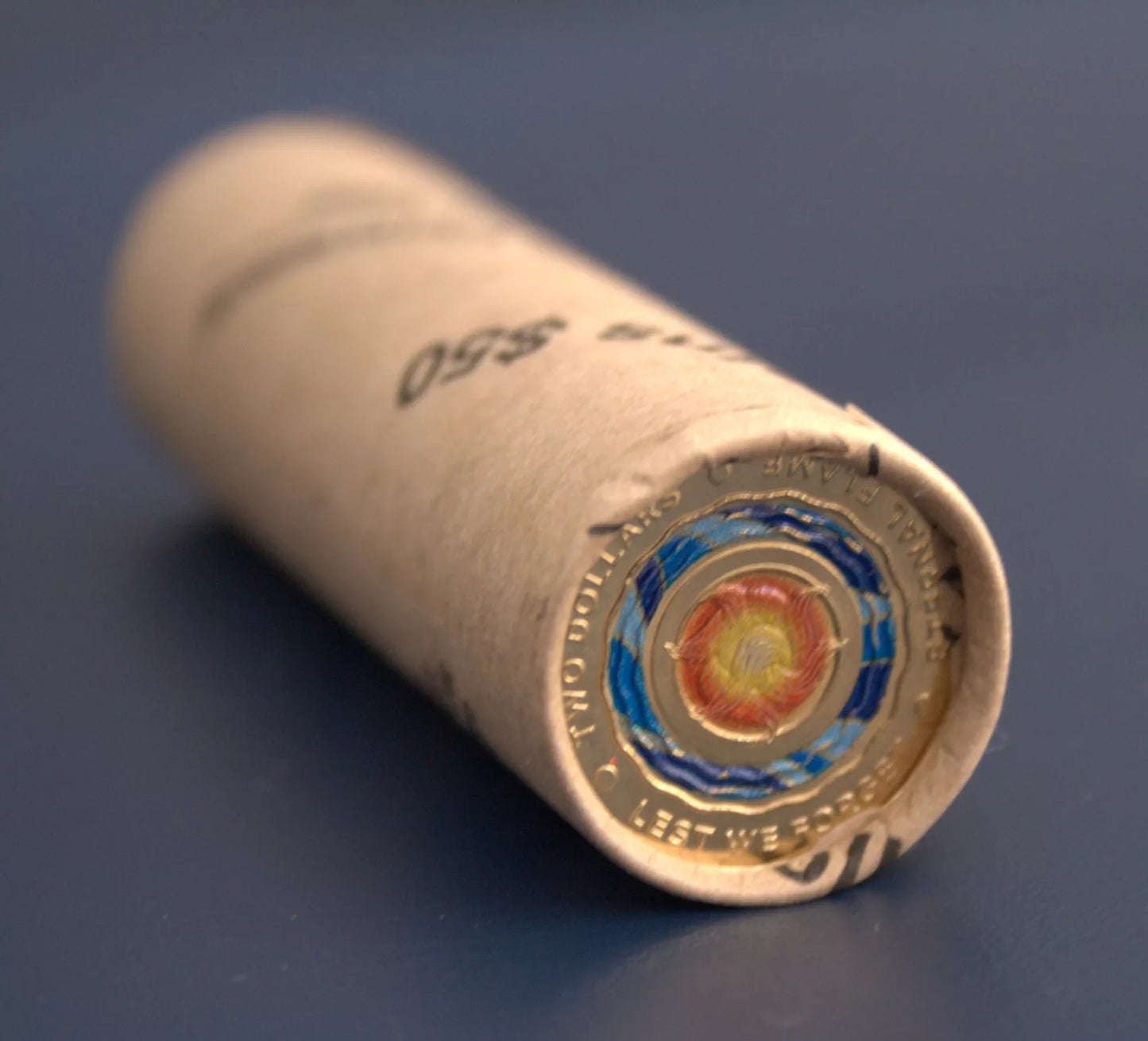 2018 $2 Eternal Flame Ram Roll – Includes Protective Tube & Sticker