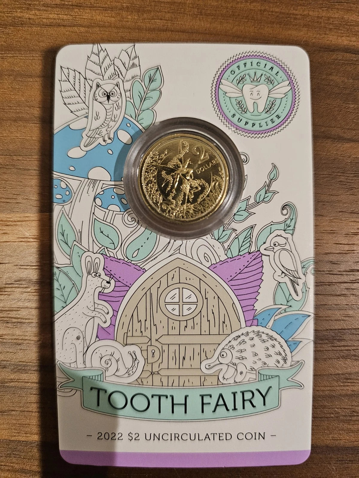 2022 $2 1x UNC Tooth Fairy Coin