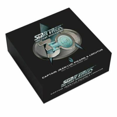 2017 1oz Star Trek Captain Jean-Luc Picard & Locutus - Mintage: 3,000
