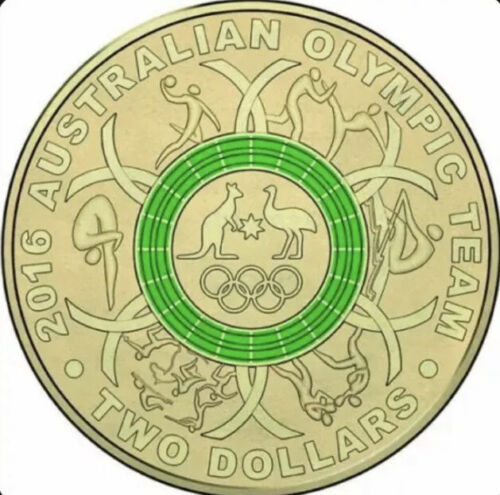 6x $2 2016 RIO OLYMPIC COINS - CIRCULATED SET