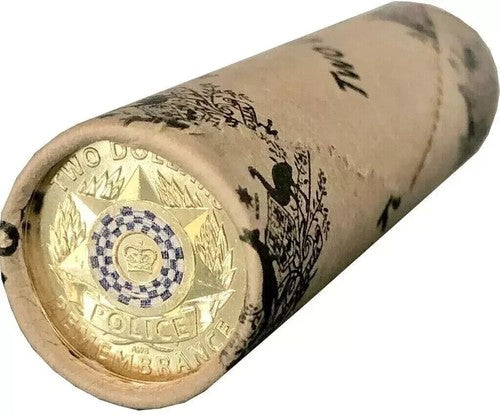 2019 Police $2 RAM ROLL - Includes Protective Tube & Sticker