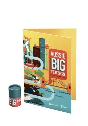 2023 Aussie Big Things 1 – 10x UNC $1 Coin Folder & Coin Tube - Unopened