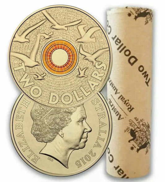 2015 $2 Flanders Field Ram Roll – Includes Protective Tube & Sticker