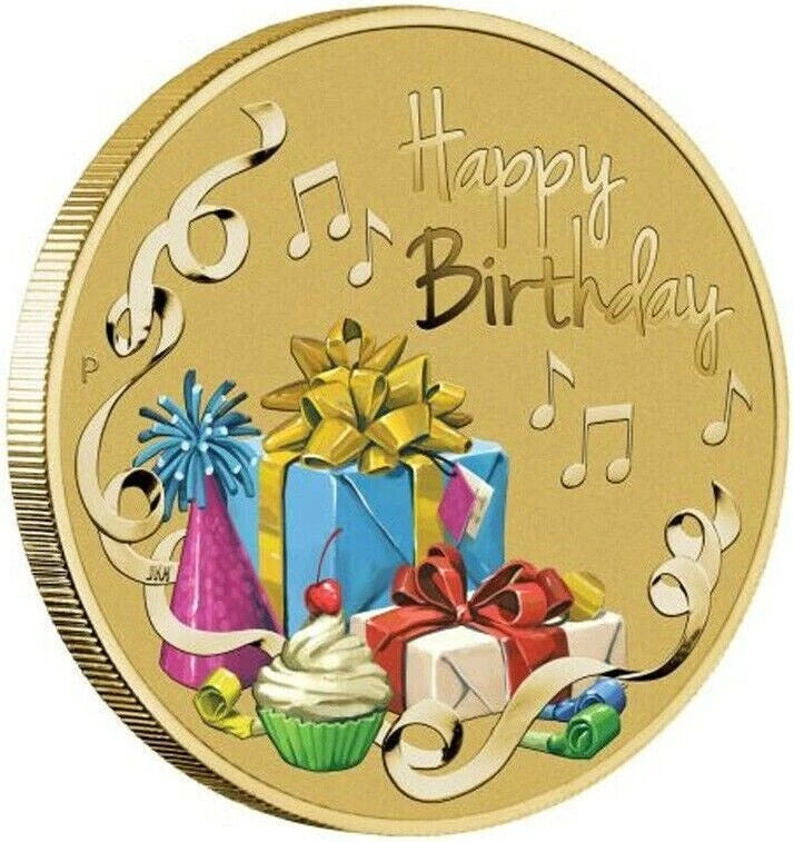 2019 $1 Happy Birthday PNC - Mintage: 5,000