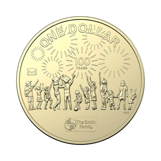 2022 $1 Centenary Of The Smith Family (Non Circulating Coin) - PNC Mintage: 7,000