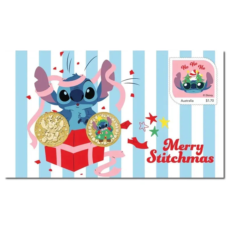 2025 $1 Disney Merry Stichmas PNC - Mintage: 6500