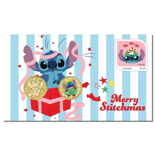 2025 $1 Disney Merry Stichmas PNC - Mintage: 6500