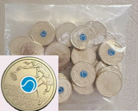 2025 Women's Australia Open $2 Security Bag - Includes Protective Tube & Sticker