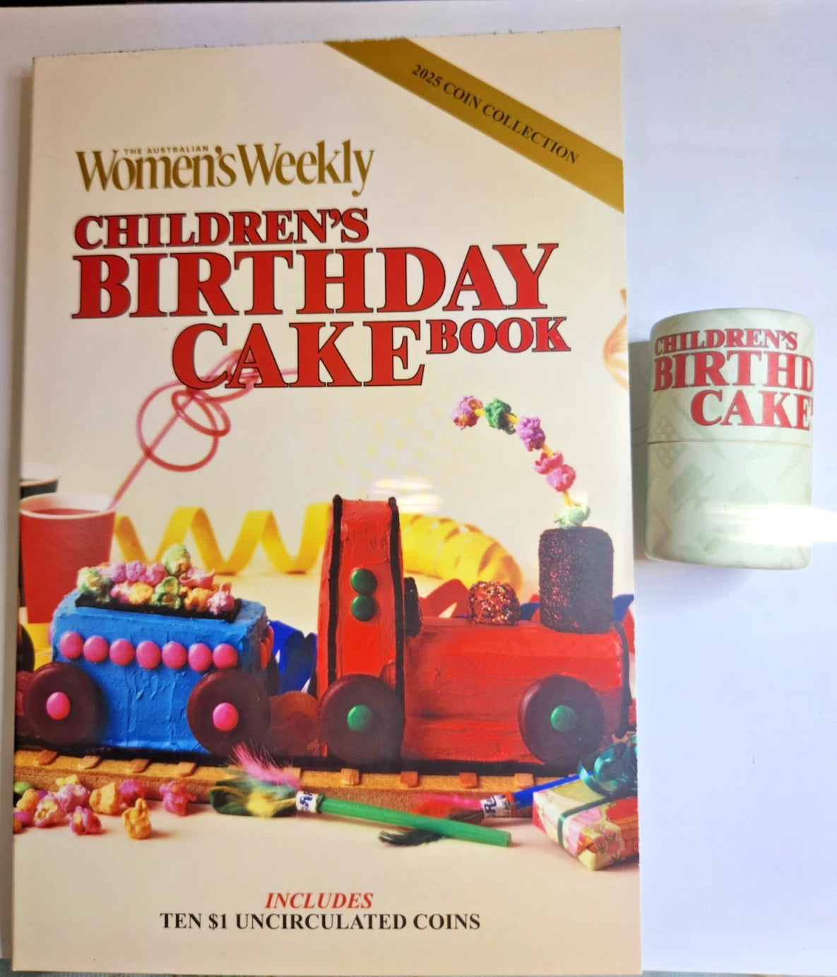 2025 Women's Weekly Birthday Cake 10x UNC $1 Folder & Coin Tube